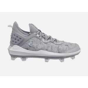 New Under Armour UA Harper 8 Elite TPU Baseball Cleats Molded Plastic Gray Men14